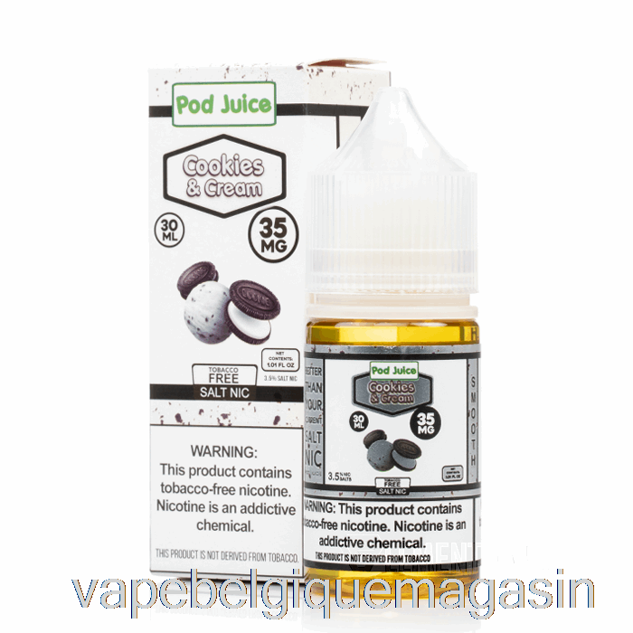 Vape Juice Biscuits Et Crème - Jus De Dosettes - 30ml 55mg